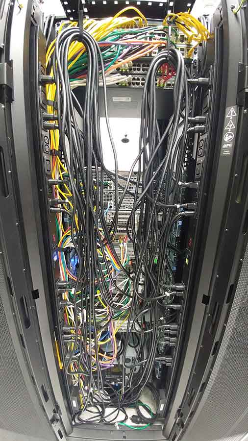 Messy Server Rack